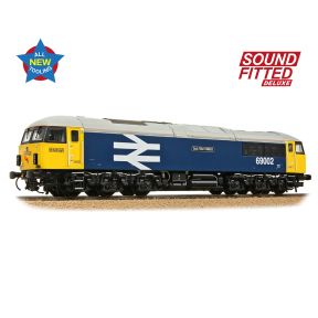 Bachmann 35-777SFX OO Gauge Class 69 69002 'Bob Tiller CM&EE' GBRf BR Large Loge Blue DCC Sound Deluxe