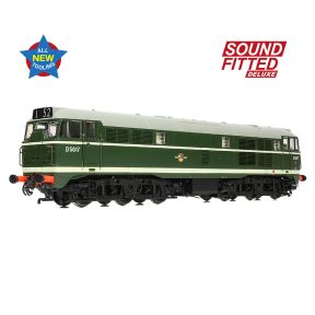 Bachmann 35-801ASFX OO Gauge Class 30 D5617 BR Green DCC Sound Deluxe