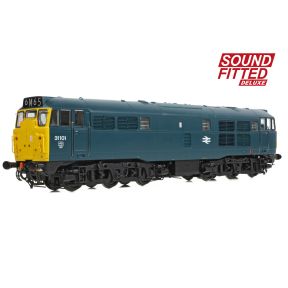 Bachmann 35-804SFX OO Gauge Class 31 31101 BR Blue DCC Sound Fitted Deluxe
