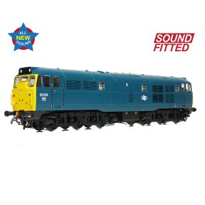 Bachmann 35-805SF OO Gauge Class 31 31123 BR Blue DCC Sound Fitted