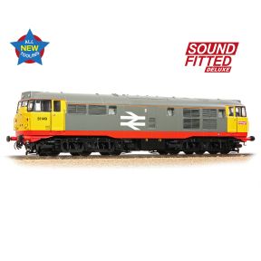 Bachmann 35-821ASFX OO Gauge Class 31 31149 BR Railfreight Red Stripe DCC Sound Deluxe