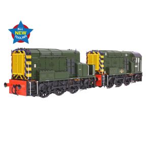 Bachmann 35-945 OO Gauge Class 13 Shunter D4502 BR Green With Wasp Stripes