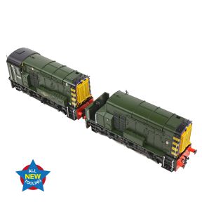 Bachmann 35-945 OO Gauge Class 13 Shunter D4502 BR Green With Wasp Stripes