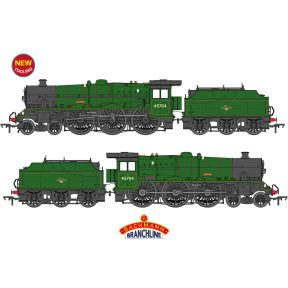 Bachmann 35-977 OO Gauge LMS Jubilee 45704 'Leviathan' BR Lined Green Late Crest Riveted Fowler Tender