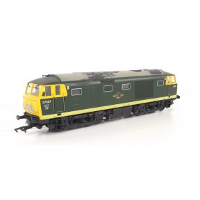 Heljan 3504-SH OO Gauge Class 35 Hymek D7097 BR Green Full Yellow Ends