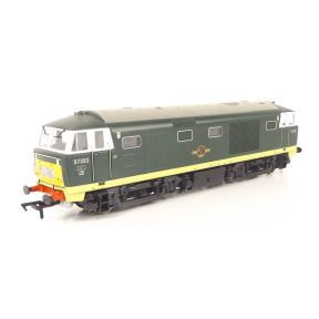 Heljan 3513-SH OO Gauge Class 35 Hymek D7093 BR Green Small Yellow Panels DCC Sound Fitted