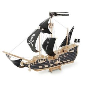 Quay P217 Pirate Ship Woodcraft Construction Kit