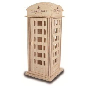 Quay P313 Phone Box Woodcraft Construction Kit
