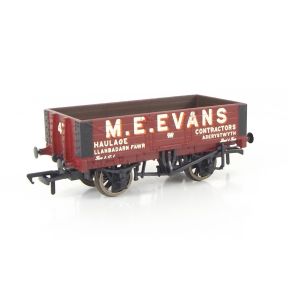 Bachmann 37-2017K-SH OO Gauge 5 Plank Wagon M.E. Evans