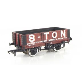 Bachmann 37-2019K-SH OO Gauge 5 Plank Wagon 8-Ton Gloucester Railways Carriage And Wagon Co.