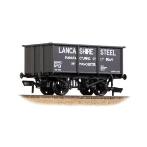 Bachmann 37-280A OO Gauge BR 27 Ton Steel Tippler Lancashire Steel Manufacturing Dark Grey No.13