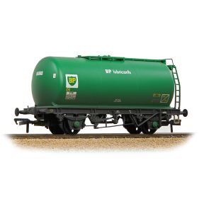 Bachmann 37-590A OO Gauge BR 45 Ton TTF Tank Wagon BP Lubricants Green Weathered BPO60365