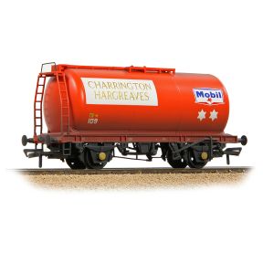 Bachmann 37-592A OO Gauge BR 45 Ton TTA Tank Wagon Charrington Hargreaves/Mobil Red Weathered 109