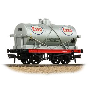 Bachmann 37-684B OO Gauge 14 Ton Tank Wagon Esso Silver