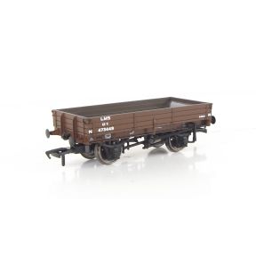 Bachmann 37-932-SH OO Gauge 3 Plank Wagon LMS Bauxite 473449