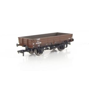 Bachmann 37-932-SH OO Gauge 3 Plank Wagon LMS Bauxite 473449
