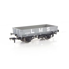 Bachmann 37-933-SH OO Gauge 3 Plank Wagon LMS Grey 471405