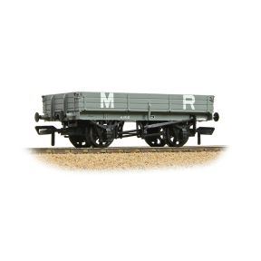 Bachmann 37-939 OO Gauge 3 Plank Wagon MR Grey No.10282