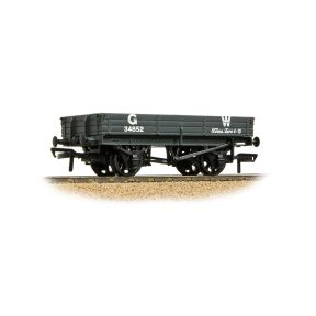 Bachmann 37-941 OO Gauge 3 Plank Wagon GW Grey No.34852