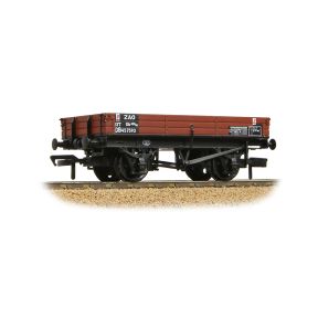 Bachmann 37-943 OO Gauge 3 Plank Wagon BR Departmental Bauxite DB457592