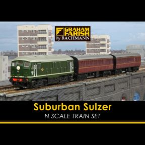 Graham Farish 370-062 N Gauge Suburban Sulzer Train Set