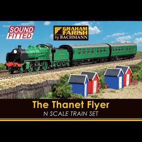 Graham Farish 370-165SF N Gauge The Thanet Flyer Train Set DCC Sound Fitted