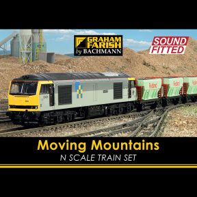 Graham Farish 370-221SF N Gauge Moving Mountains Train Set DCC Sound Fitted