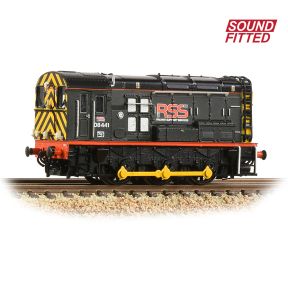 Graham Farish 371-010SF N Gauge Class 08 08441 RSS Railway Support Services DCC Sound Fitted
