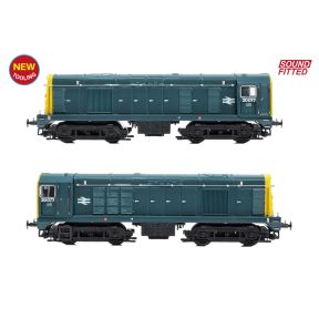Graham Farish 371-032BSF N Gauge Class 20 20077 BR Blue Disc Headcode & Tablet Catcher Recess DCC Sound Fitted