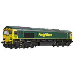 Graham Farish 371-385A N Gauge Class 66 66515 Freightliner Green