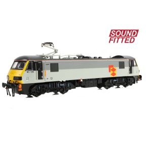 Graham Farish 371-781ASF N Gauge Class 90/1 90139 BR Railfreight Distribution Sector DCC Sound Fitted