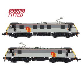 Graham Farish 371-781ASF N Gauge Class 90/1 90139 BR Railfreight Distribution Sector DCC Sound Fitted