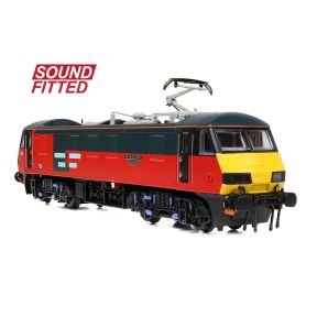 Graham Farish 371-782ASF N Gauge Class 90/0 90017 'Rail Express Systems Quality Assured' Rail Express Systems DCC Sound Fitted