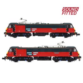 Graham Farish 371-782ASF N Gauge Class 90/0 90017 'Rail Express Systems Quality Assured' Rail Express Systems DCC Sound Fitted