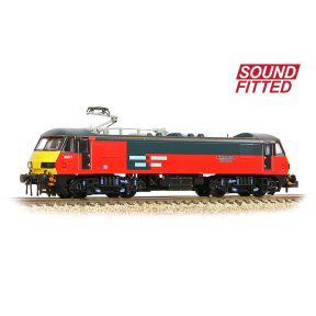 Graham Farish 371-782ASF N Gauge Class 90/0 90017 'Rail Express Systems Quality Assured' Rail Express Systems DCC Sound Fitted