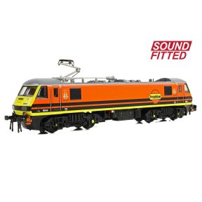 Graham Farish 371-785ASF N Gauge Class 90/0 90048 Freightliner GW DCC Sound Fitted