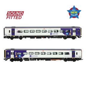 Graham Farish 371-858ASF N Gauge Class 158 2 Car DMU 158861 Northern DCC Sound Fitted