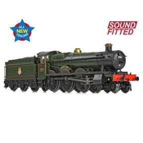 Graham Farish 372-010SF N Gauge GW 49xx Hall 4-6-0 4962 'Ragley Hall' BR Green Early Crest DCC Sound Fitted