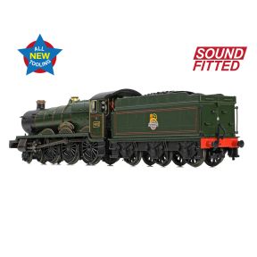 Graham Farish 372-010SF N Gauge GW 49xx Hall 4-6-0 4962 'Ragley Hall' BR Green Early Crest DCC Sound Fitted