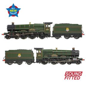 Graham Farish 372-010SF N Gauge GW 49xx Hall 4-6-0 4962 'Ragley Hall' BR Green Early Crest DCC Sound Fitted