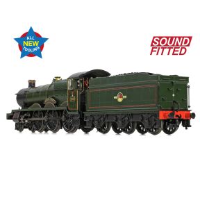 Graham Farish 372-011SF N Gauge GW 49xx Hall 4-6-0 4936 'Kinlet Hall' BR Green Late Crest DCC Sound Fitted