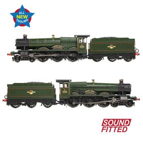 Graham Farish 372-011SF N Gauge GW 49xx Hall 4-6-0 4936 'Kinlet Hall' BR Green Late Crest DCC Sound Fitted