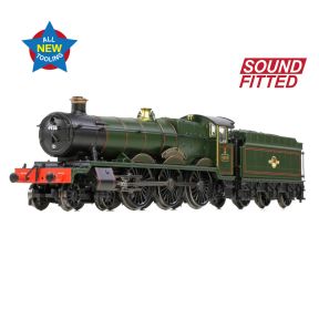 Graham Farish 372-011SF N Gauge GW 49xx Hall 4-6-0 4936 'Kinlet Hall' BR Green Late Crest DCC Sound Fitted