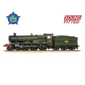 Graham Farish 372-011SF N Gauge GW 49xx Hall 4-6-0 4936 'Kinlet Hall' BR Green Late Crest DCC Sound Fitted
