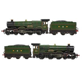 Bachmann 372-034  N Gauge GW Castle 4-6-0 5055 'Earl of Eldon' GW Lined Green GW Crest