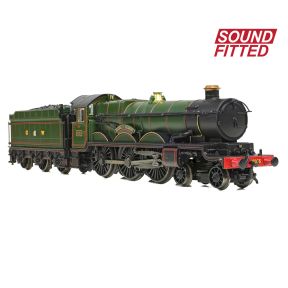 Graham Farish 372-034SF N Gauge GW Castle 4-6-0 5055 'Earl of Eldon' GW Green GW Crest DCC Sound Fitted