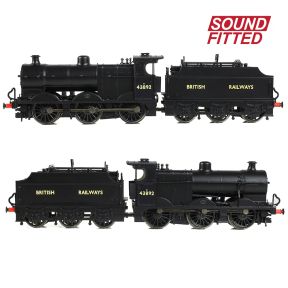 Graham Farish 372-064SF N Gauge MR 3835 4F 43892 BR Black British Railways Fowler Tender DCC Sound Fitted