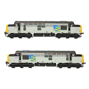 Graham Farish 372-111SF N Gauge Class 37/7 37714 BR Railfreight Metals Sector DCC Sound Fitted