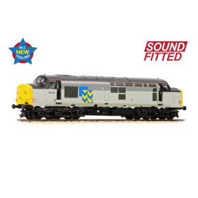 Graham Farish 372-111SF N Gauge Class 37/7 37714 BR Railfreight Metals Sector DCC Sound Fitted