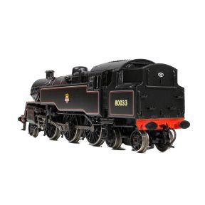 Graham Farish 372-535A N Gauge BR Standard 4MT Tank 80033 BR Lined Black Early Crest